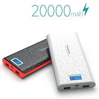 Power Bank Зовнішній акумулятор PINENG 20 000 mAh з дисплеєм заряду P920