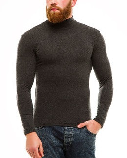 Гольф (водолазка) чоловічий, кашемір, чорний