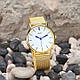 Жіночий наручний годинник із позолотою, фото 6