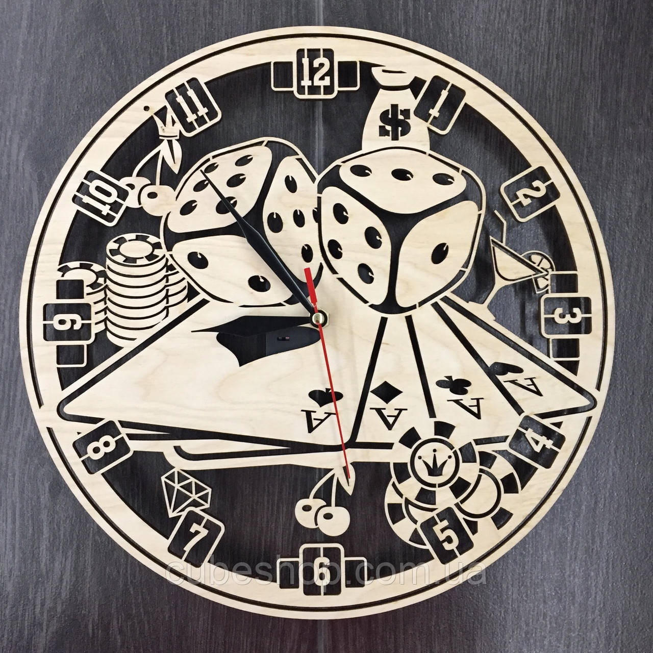 Годинник настінний Казино, фото 1