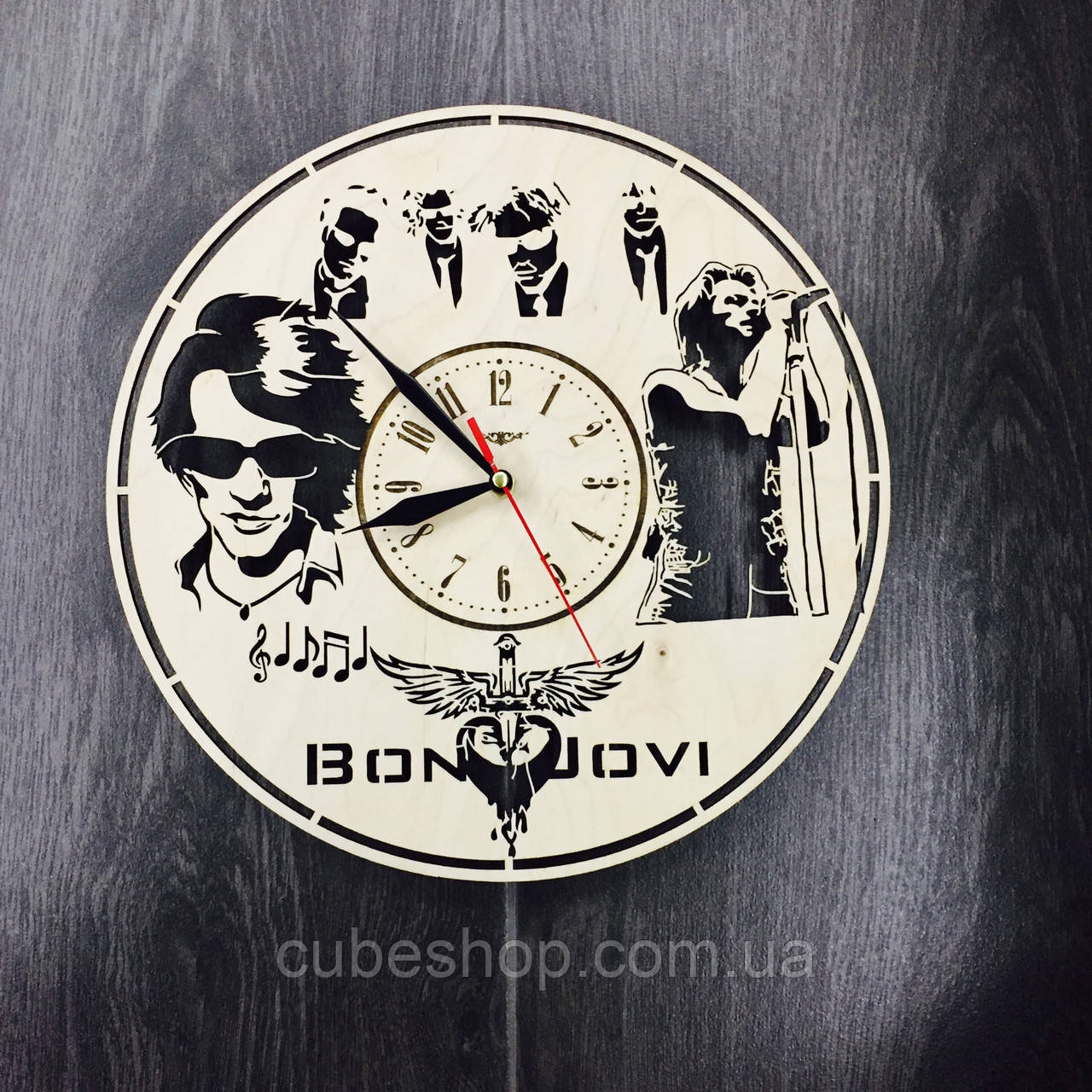 Годинник настінний Bon Jovi