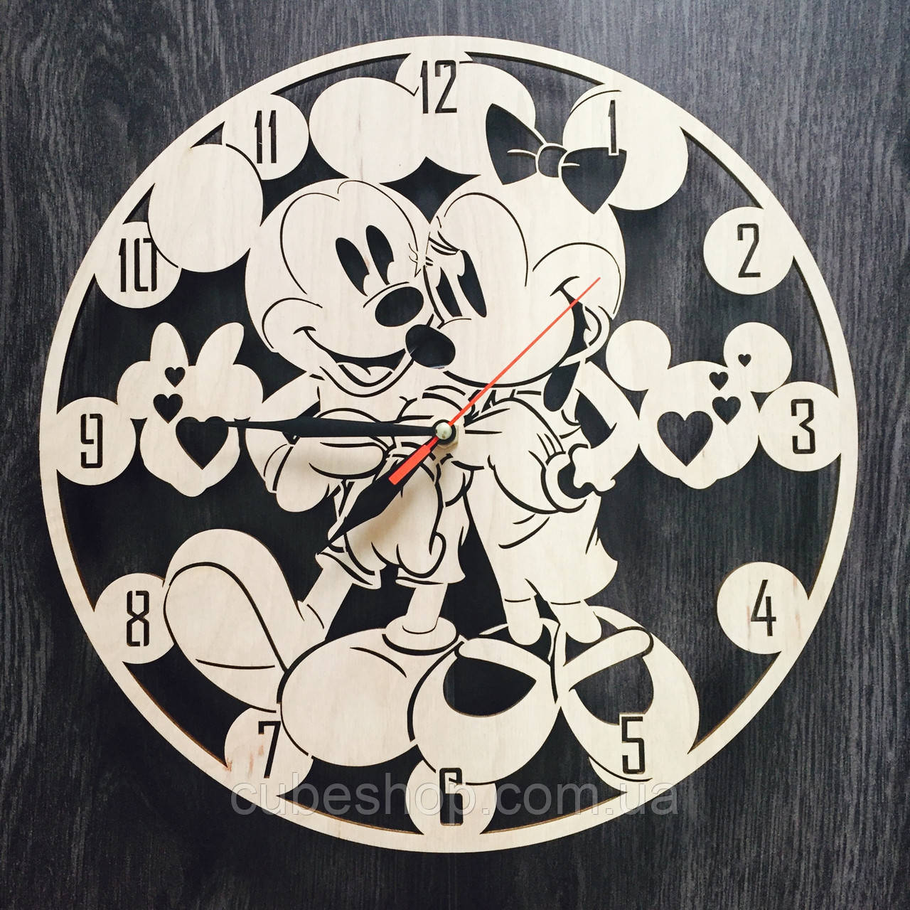 Дитячий настінний годинник Мікі Маус