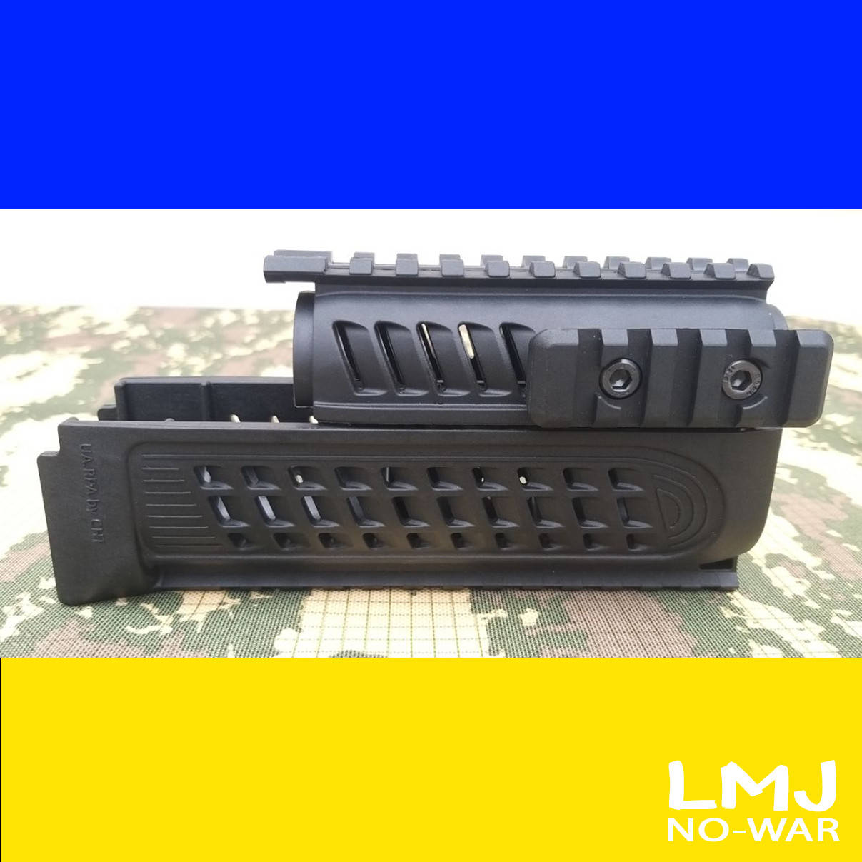 

Цевье тактическое для AK 47/74, 4 планки, черное AKL47B