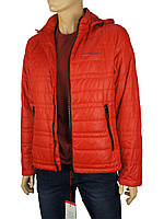 Стильна чоловіча куртка Malidinu 13032/81 червоного кольору