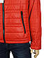 Стильна чоловіча куртка Malidinu 13032/81 червоного кольору, фото 4