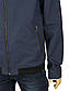 Чоловіча куртка вітровка темно-синього кольору Santorio SM 8246 Lacivert, фото 2