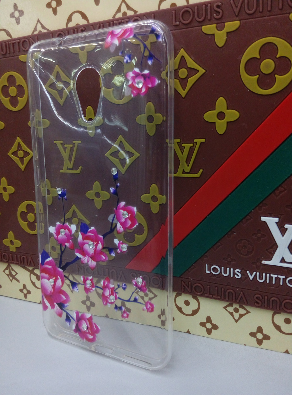 Чохол для Meizu M5s стрази у кольорах