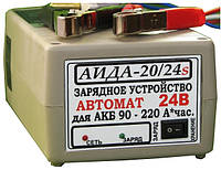 Зарядное устройство для авто аккумуляторов АИДА-20/24S: 24В АКБ 90-220А*час. Гелевый