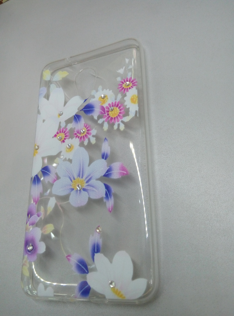 Чохол для Meizu M5s стрази у кольорах