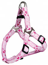 Шлея S 40-50 см Modern Art One Touch рожева Trixie для собак