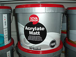 Красу Acrylate matta Vivacolor для водних приміщень, 9л.