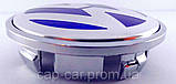 Ковпачки заглушки для литих дисків Volkswagen "BLUE" 3B7601171 (65 мм), фото 5