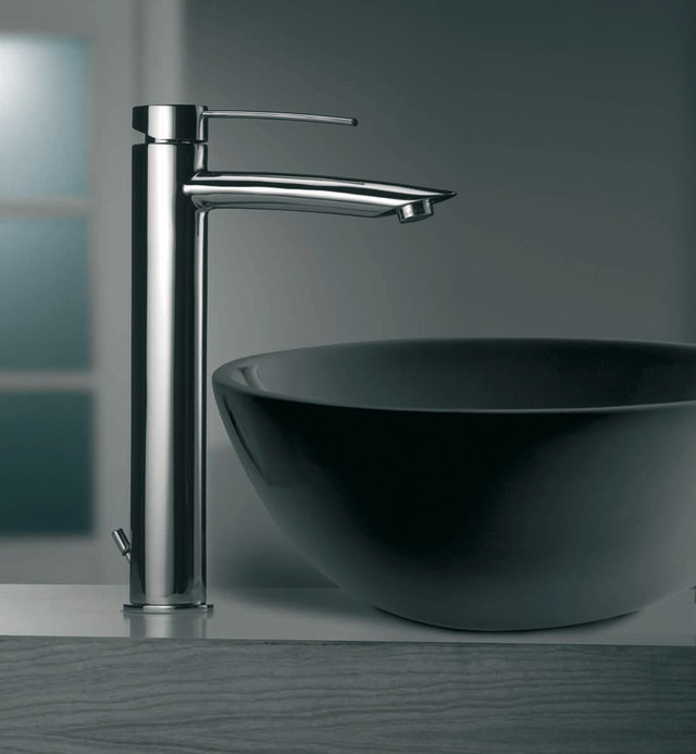 високі змішувачі для раковини