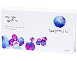 Акция 3+1 Лінзи Biofinity Multifocal 1уп(3шт) | Мультифокальні Контактні лінзи  Biofinity Multifocal CooperVision