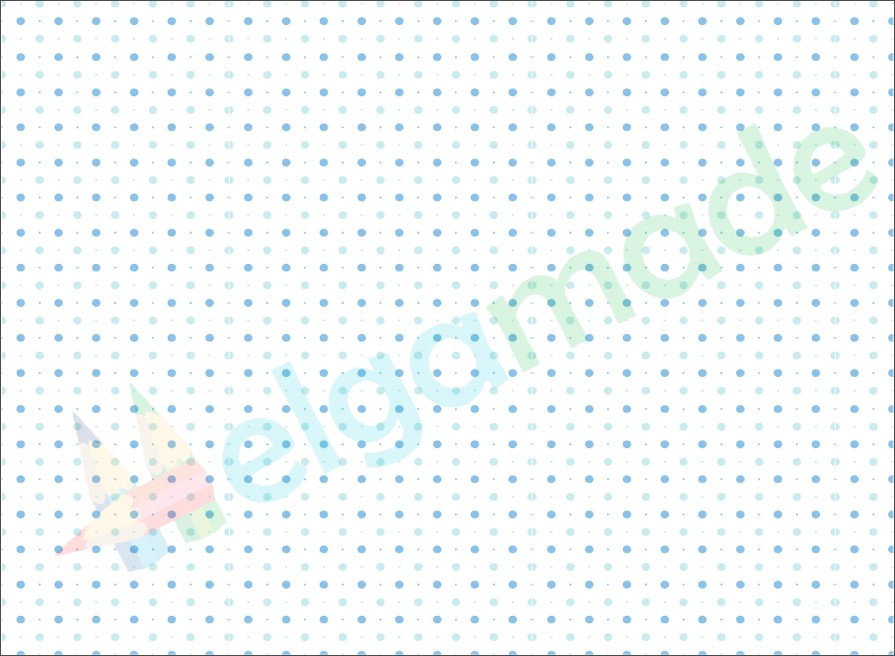Фетр з принтом ГОРОШОК БЛАКИТНИЙ, 22x30 см, корейський жорсткий 1.2 мм