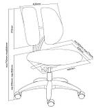 Дитяче крісло FunDesk SST9 Blue, фото 3