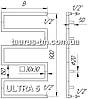 Дизайнерська модель сушарки для рушників із нержавіючої сталі Ultra 5/900х550. Стильний. Декоративний, фото 2