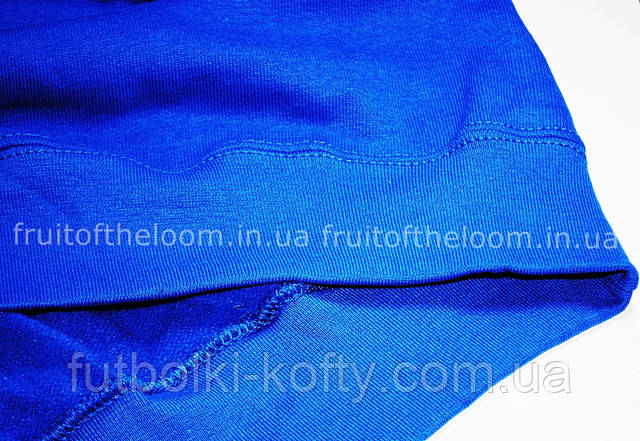 Ярко-синий мужской классический реглан