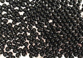 Декоративні перлини — Чорні Ø6 - 100 г