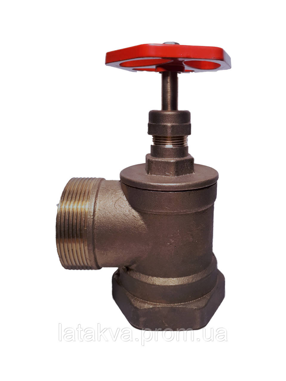 Кран (вентиль) пожежний кутовий DN50 PN16 (Короткий шток), ціна 550 грн ...