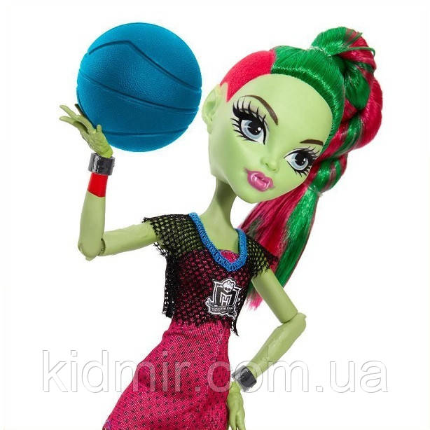 Монстр Хай Венера МакФлайтрап Лялька Monster High Venus McFlytrap Casketball Champ DXY08