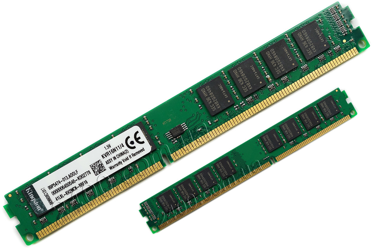 Оперативна пам'ять DDR3 4Gb (4 Гб ДДР3) 1600 Мгц PC3-12800 універсальна для INTEL і AMD – KVR16N11/4G (ОЗП)