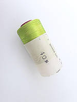 Нитки шовкові віскоза, для ручної і машинної вишивки, Індія. Салатовий ( з жовтизною) № 40N