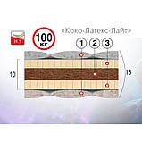 Матрац Коко-Латекс-Лайт 11см 200*180 серія Преміум, фото 2