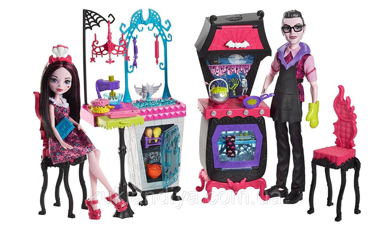 Набір Monster High Кухня монстрів Дракулаура з татом, фото 1