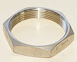 Контргайка шестигранна нержавіюча G1¼" AISI304 Ду32, фото 3