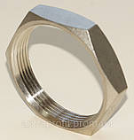 Контргайка шестигранна нержавіюча G1¼" AISI304 Ду32, фото 4