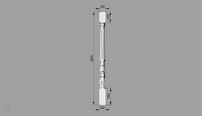 Балясина 4 гранижена — 900х60х60 мм, фото 2
