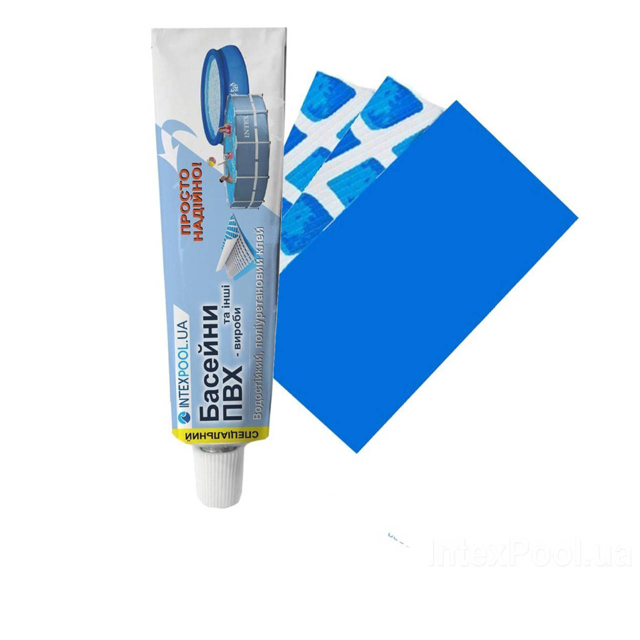 

Ремонтный набор для бассейнов из ПВХ 33636 (клей 40 г, 3 варианта латок ОРИГИНАЛ - 100%