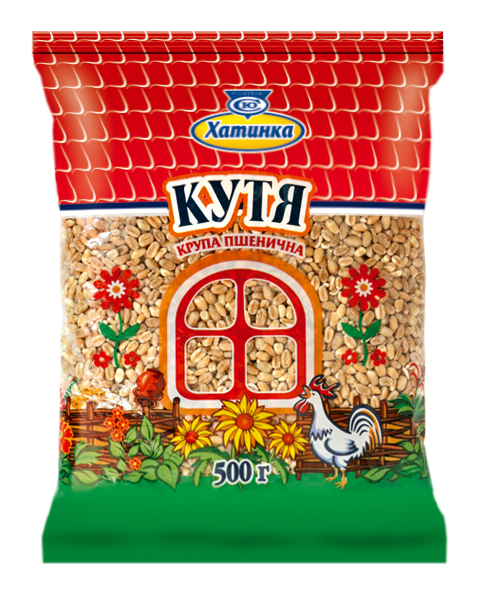

Крупа пшеничная "Кутя" из твердой пшеницы , ТМ Хатинка, 0,5кг