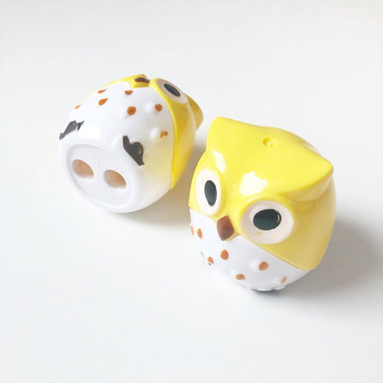 

Точилка с контейнером Сова, желтая, Желтый