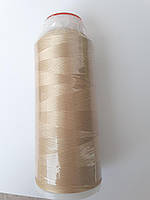 Нитки для машинної вишивки 100% віскоза (100% rayon) 3000 метрів, №118, бежева з персиковим відтінком