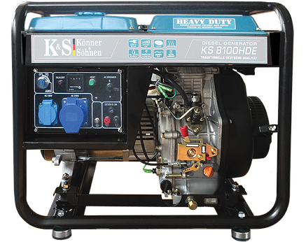 Дизельний генератор Konner&Sohnen KS 8100HDE, фото 2