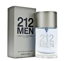 Чоловіча туалетна вода оригінал Carolina Herrera 212 Men 30 мл NNR ORGAP/4-32