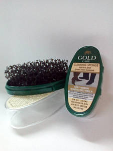 Губка-міні для замші та нубуку овальна форма Goldcare (5540)