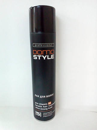 Лак для волосся (5 ультрасильна фіксація) (а/б 300 мл) DOMO STYLE, фото 1