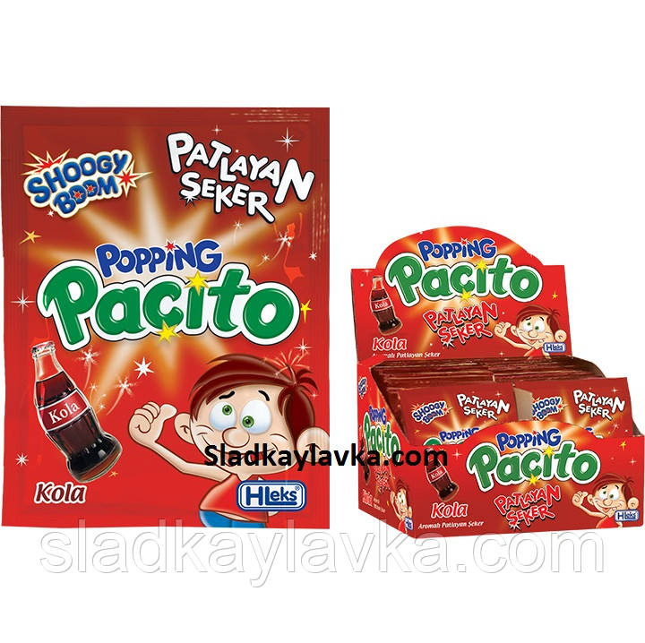 Стріляє цукор "Popping Pacito" 40 шт (Hleks)
