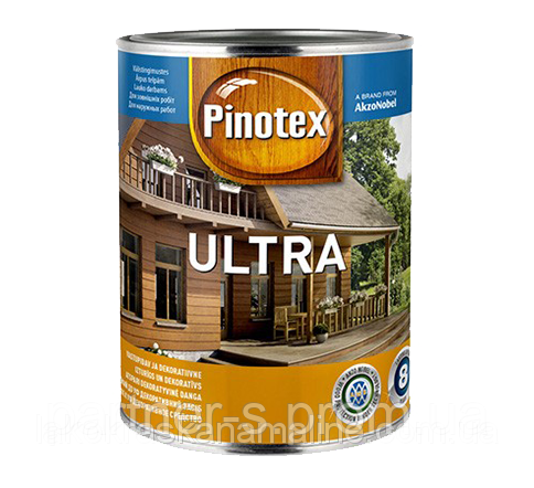 Декоративне засіб захисту деревини з високою стійкістю Pinotex Ultra (1л)