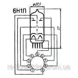 Электровакуумный прибор 6Н1П - фото 2 - id-p186198480