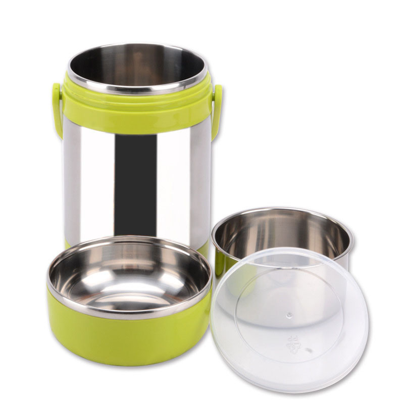 Якісний термос для їжі 1.5 л + судочок ланч-бокс харчовий, розмір 20х12.5 см, фото 1