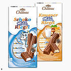 Німецький шоколад Chateau Knusper Milch Riegel молочний зі шматочками фундука та кукурудзяними пластівцями 200 г., фото 4