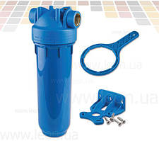 Ковба проточного фільтра Atlas Filtri DP MONO AB OT, синій стакан, для картриджів SX і BX