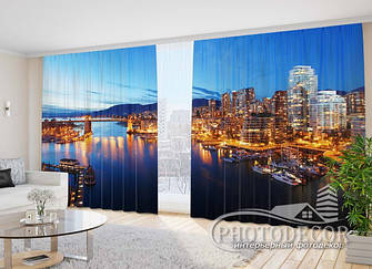 Фото штори з Містами 2,7 м*2,9 м (карниз 2,9 м)