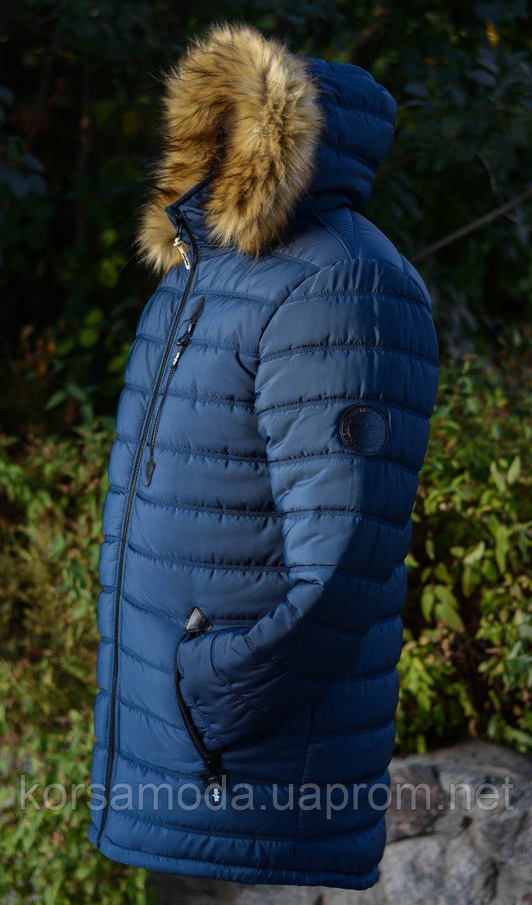Зимняя ,куртка-парка на меху со съемным капюшоном и опушкой."Winter Frozen -28" - фото 5 - id-p1296116615