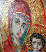 Велика ікона Божої Матері з мозаїки