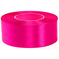 М'яка сатинова стрічка Преміум (38 мм) фуксія